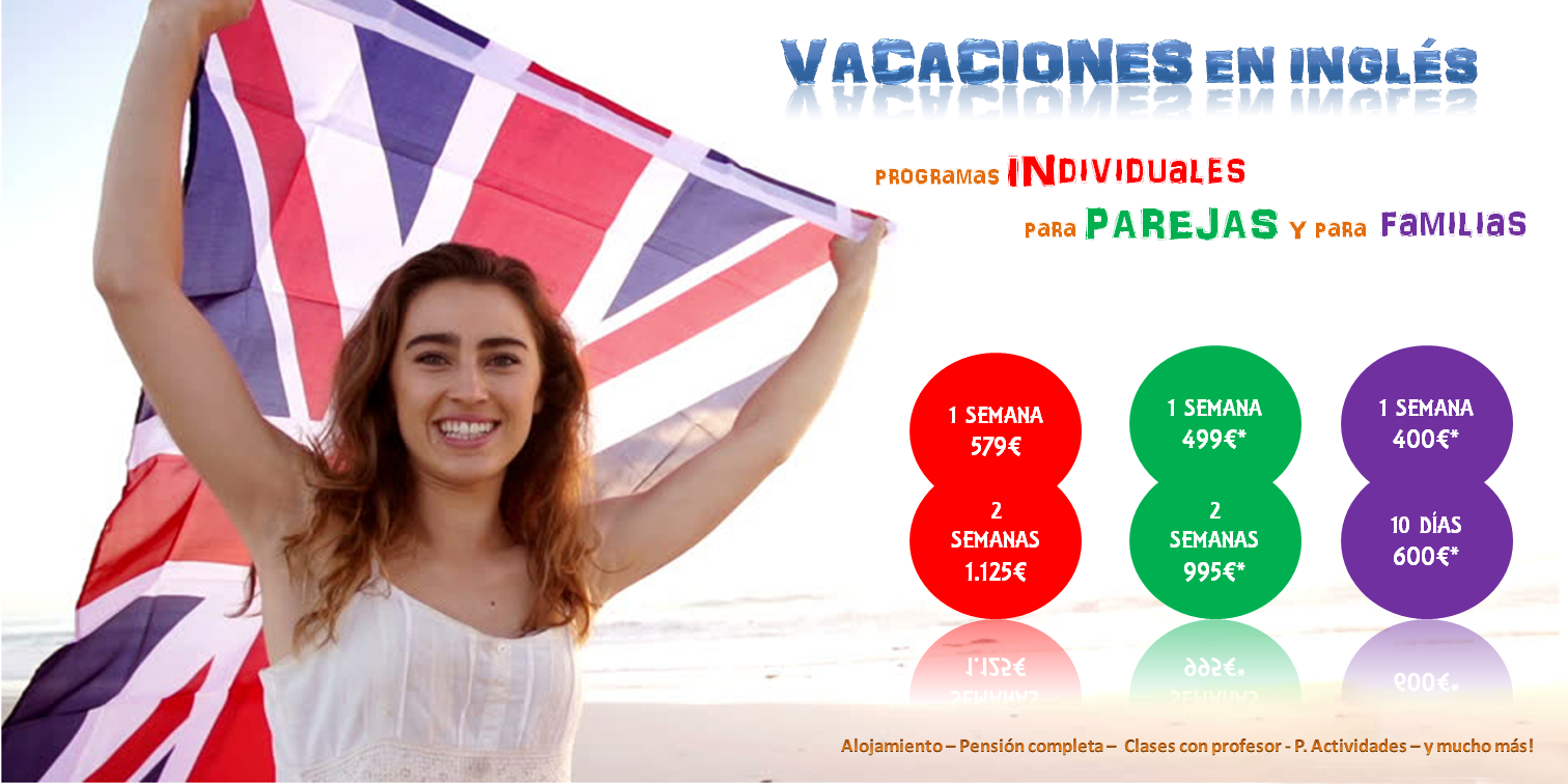 Cursos de inmersión en inglés - Cursos de inmersión lingüistica en inglés - Vacaciones en inglés