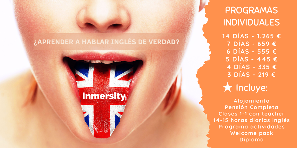 Cursos de inmersión en inglés - Cursos de inmersión lingüistica en inglés - Aprender a hablar inglés