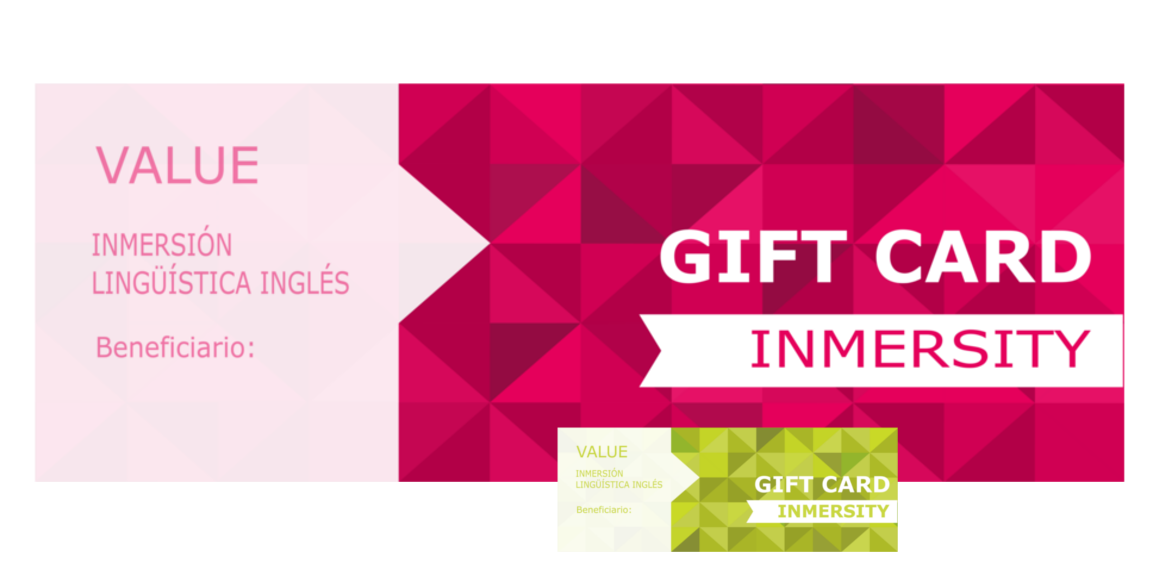 Cursos de inmersión en inglés - Cursos de inmersión lingüistica en inglés - Inmersity Gift Card - Regala Experiencias de Inmersión