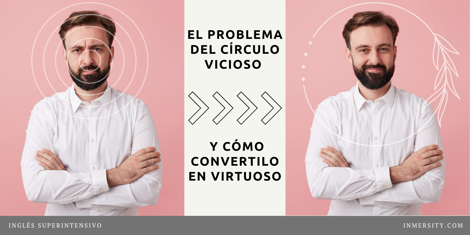 Cursos de inmersión en inglés - Cursos de inmersión lingüistica en inglés - El problema del círculo Vicioso con el inglés y cómo convertirlo en Virtuoso