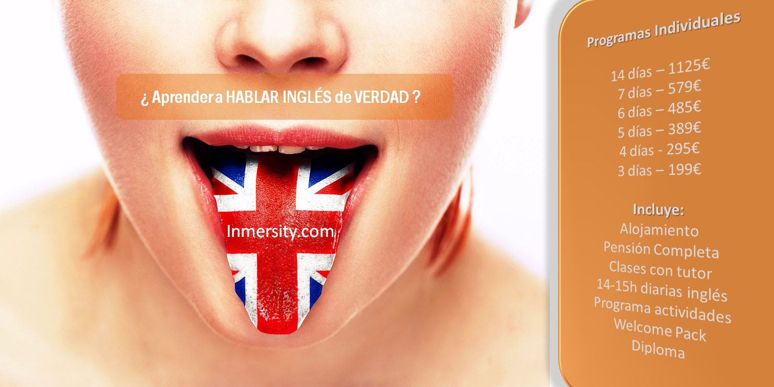 Cursos de inmersión en inglés - Cursos de inmersión lingüistica en inglés - Aprender a hablar Inglés